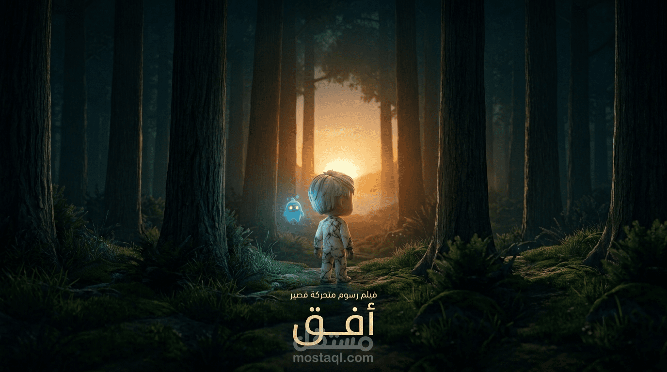 فيلم قصير ثلاثي الأبعاد  تصميم المشاهد والإضاءة والتحريك