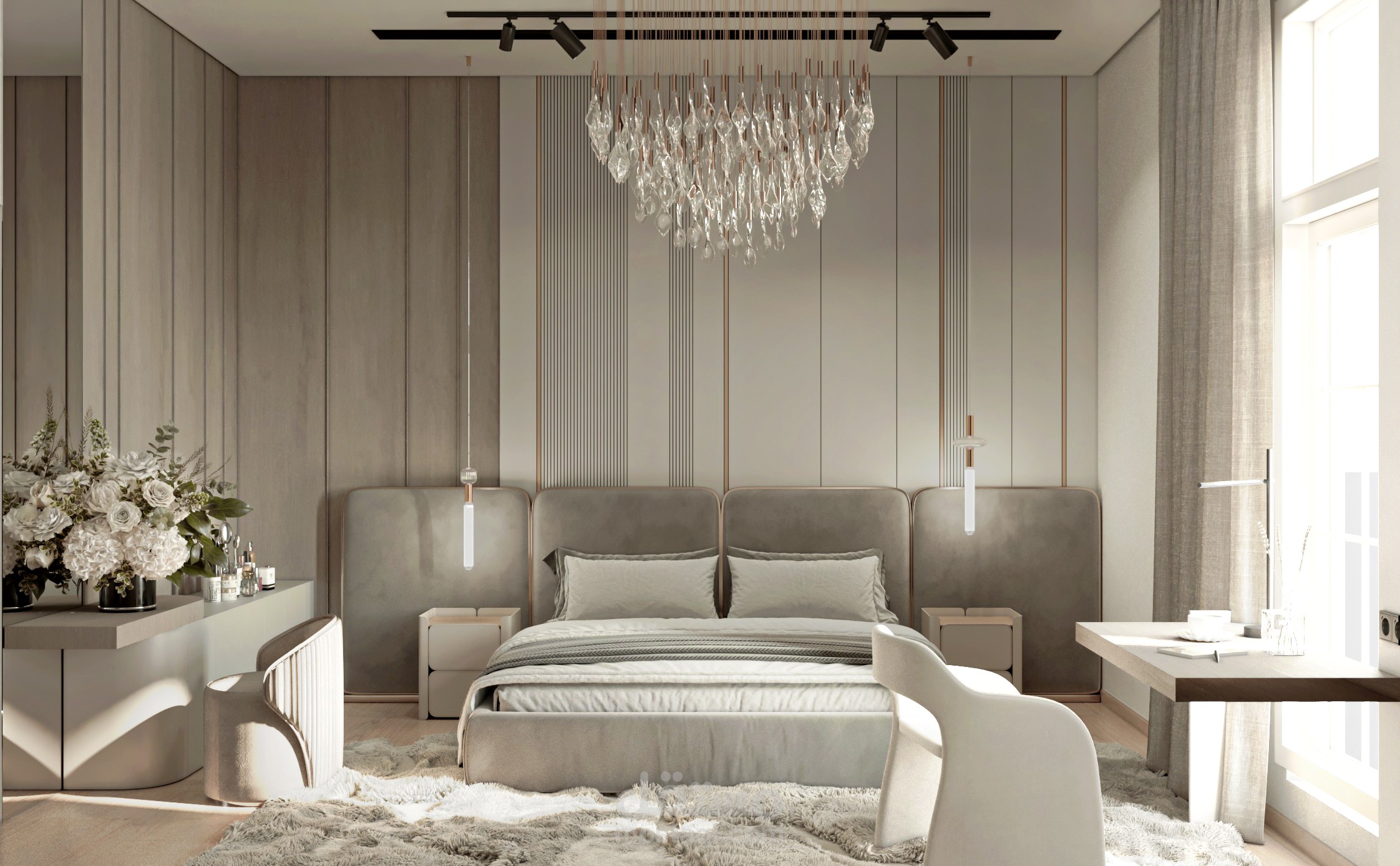 تصميم داخلى غرفة نوم