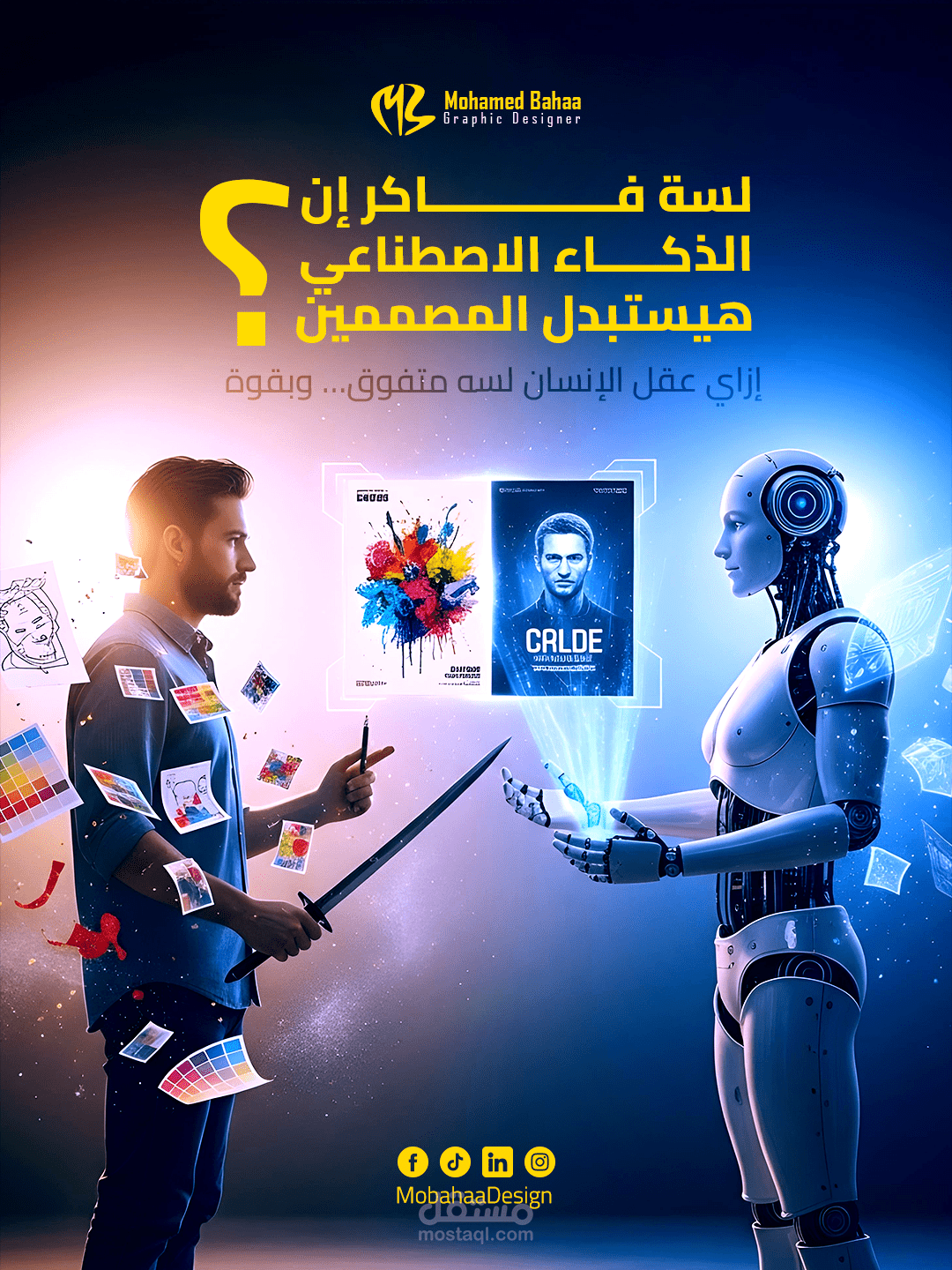 مقارنة الذكاء الاصطناعي بالبشر؟