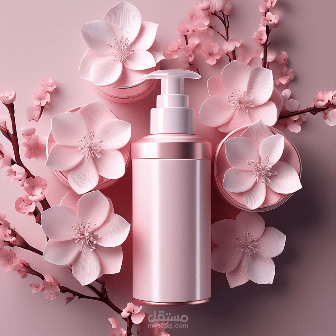تصاميم احترافيه للاعلان عن منتجات Skin products