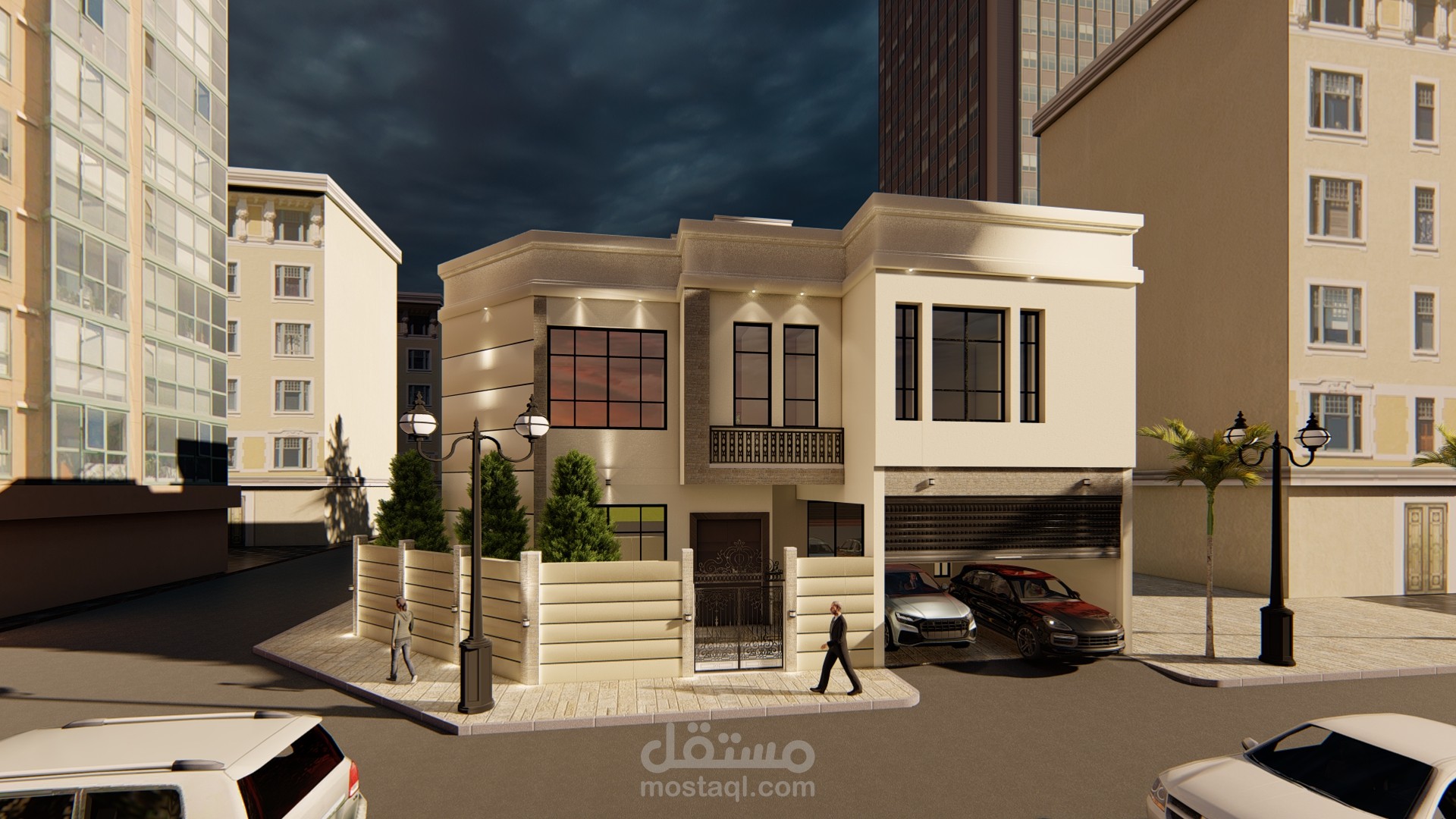 تصميم فيلا سكنية في المملكة البحرينية