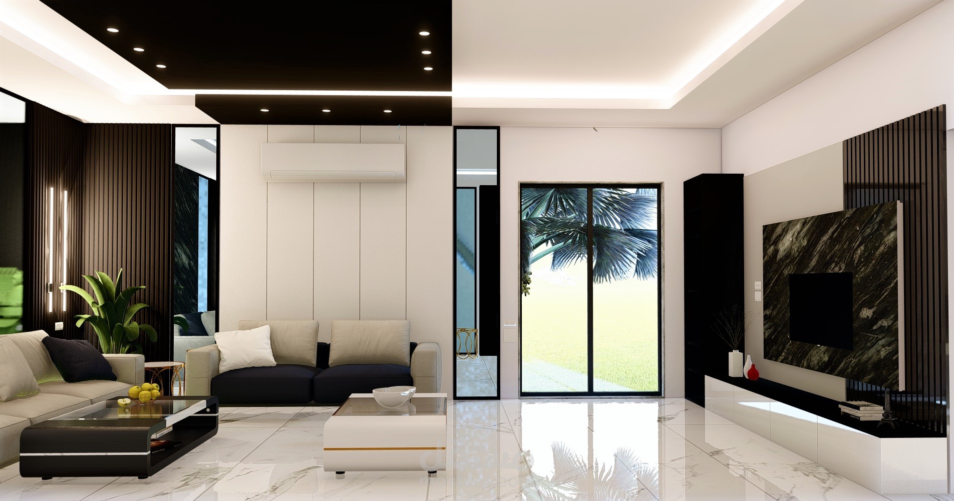 تصميم ديكور داخلي مجلس