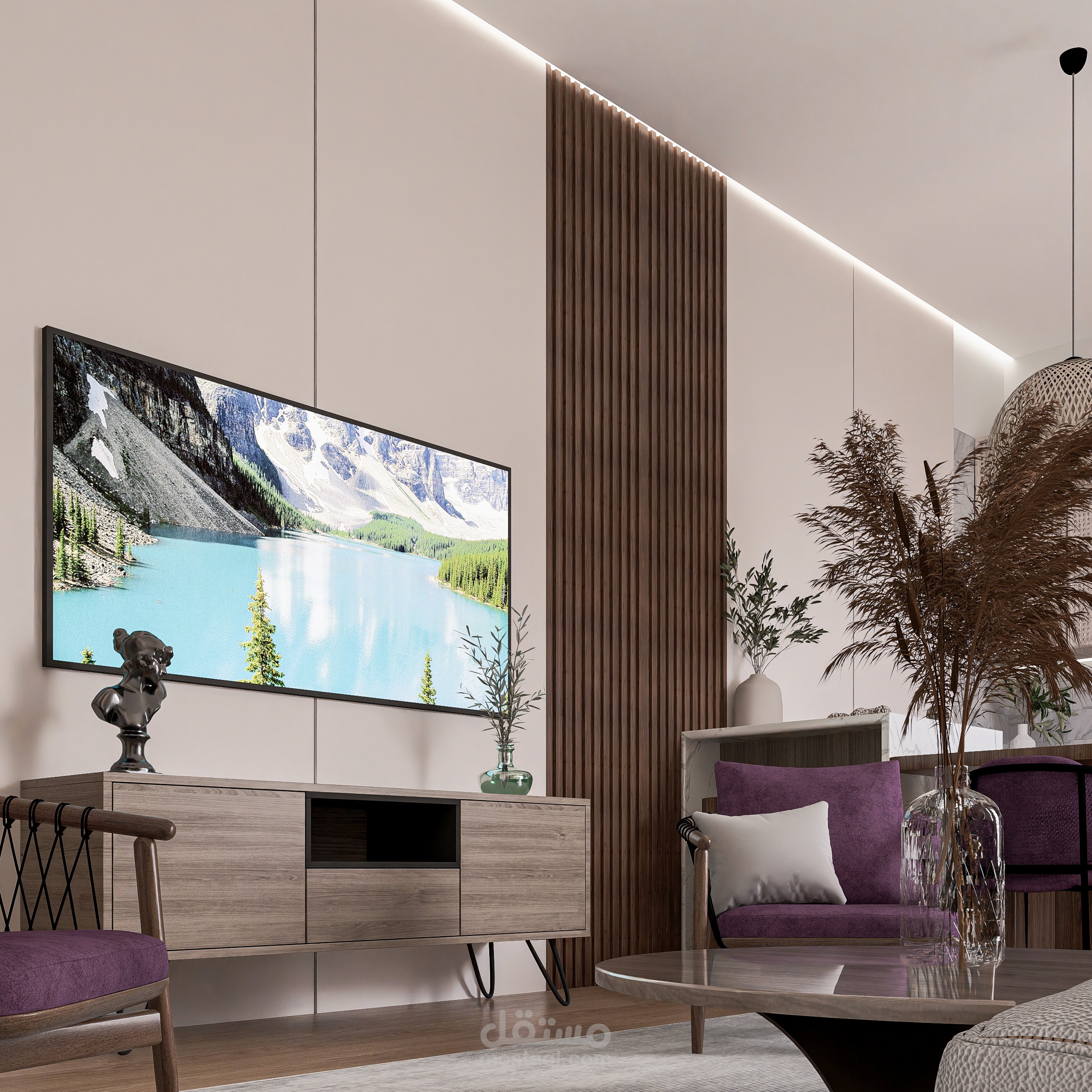 تصميم داخلي شقة سكنية