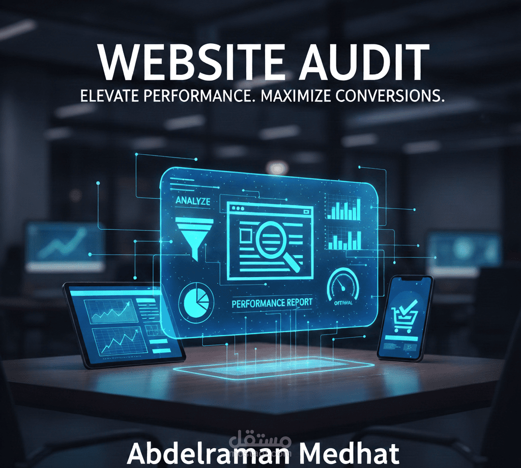 تحليل وتحسين الموقع لرفع معدلات التحويل قبل إطلاق الحملات الإعلانية (Website Audit) - قطاع إكسسوارات السيارات (عمان)