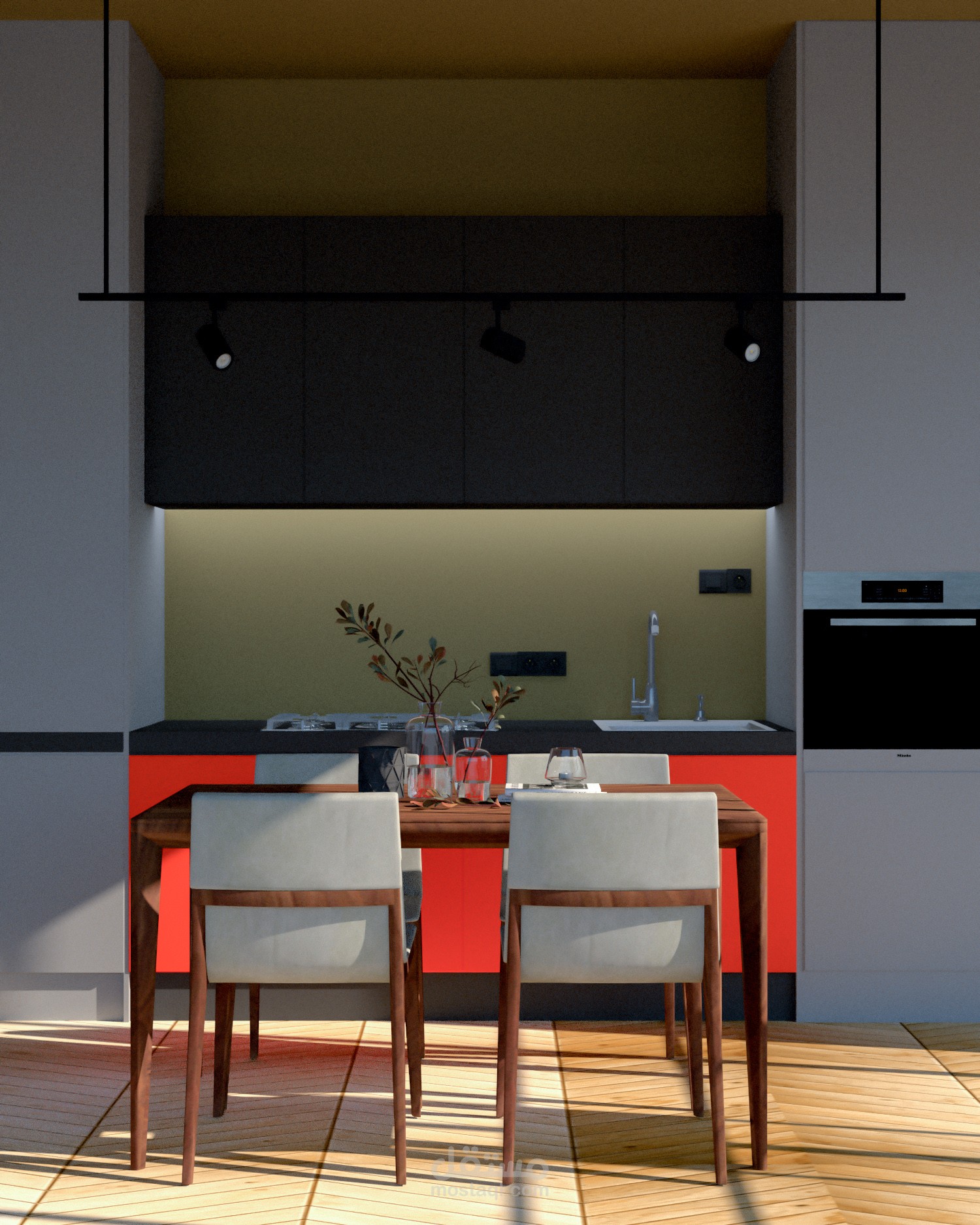 تصميم مطابخ بستايلات مختلفة