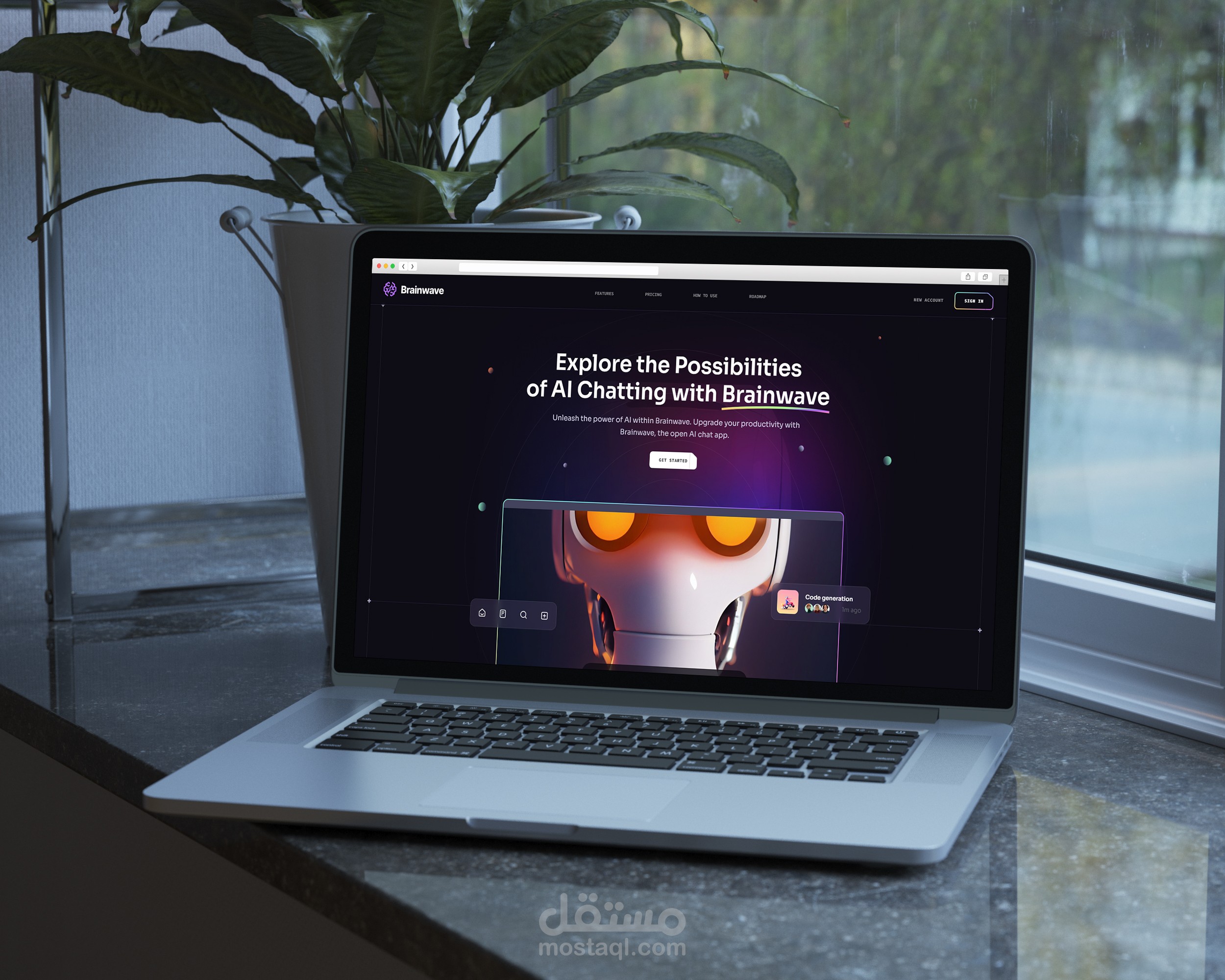 تصميم وبرمجة صفحة هبوط عصرية لعرض الخدمات