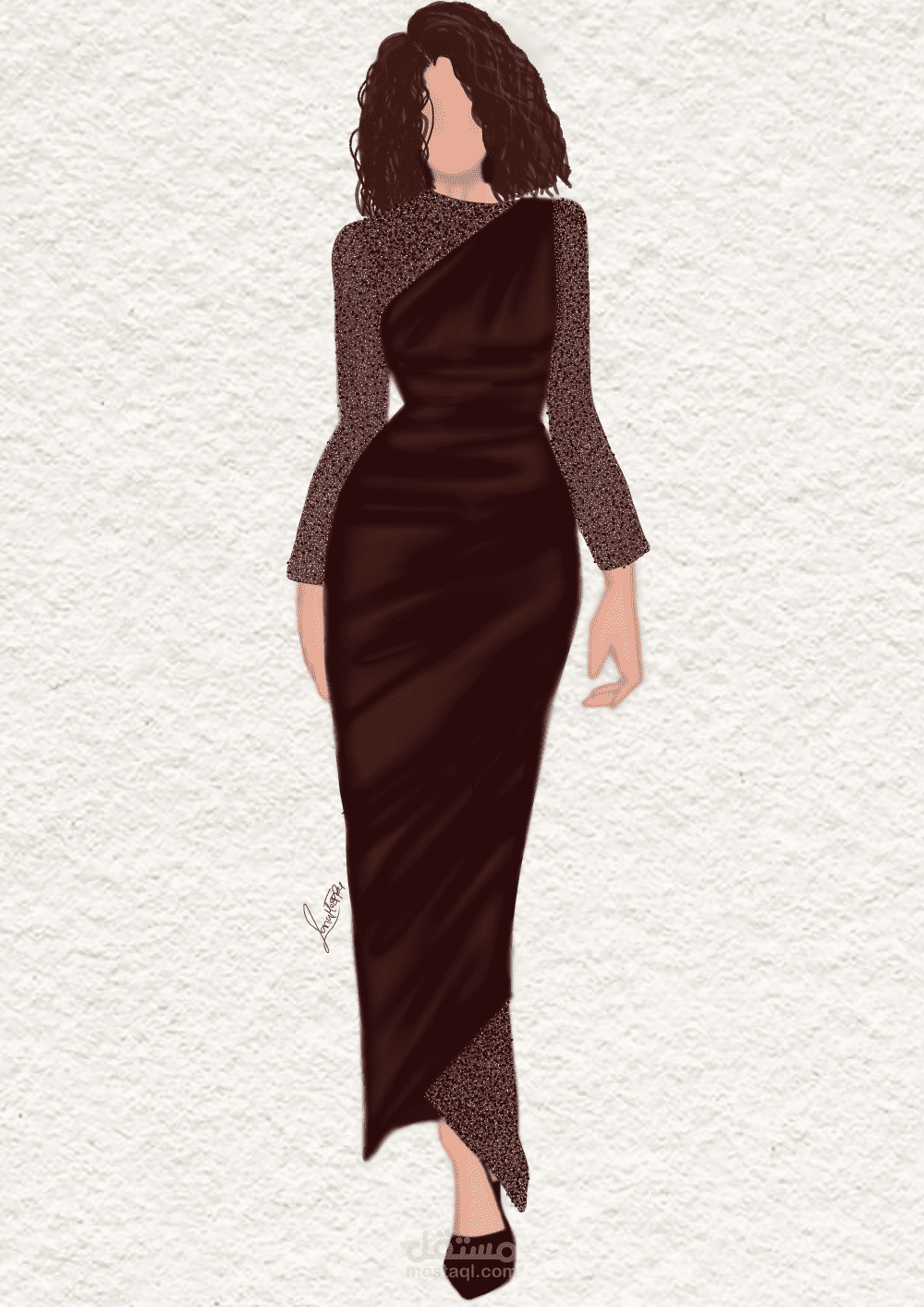 ?Brown dress