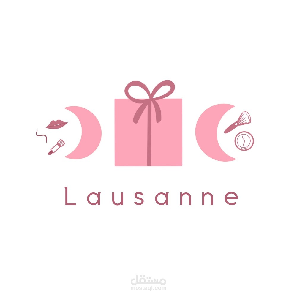 لوقو متجر مكياج