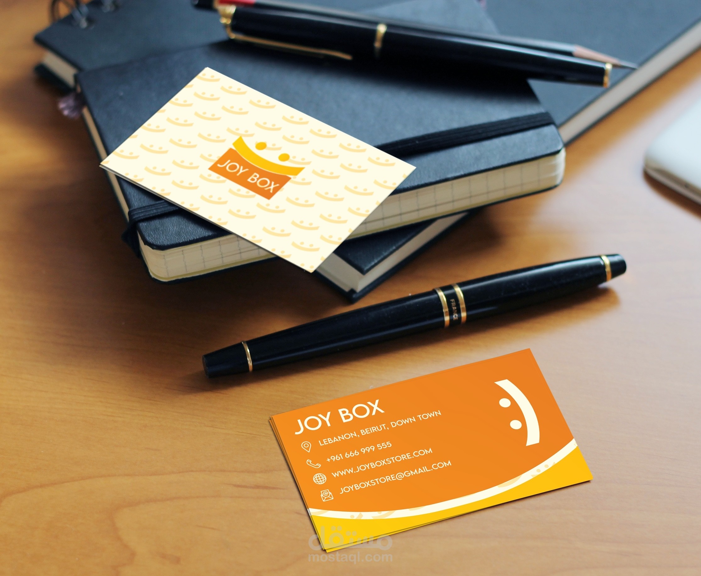 Joy box business card