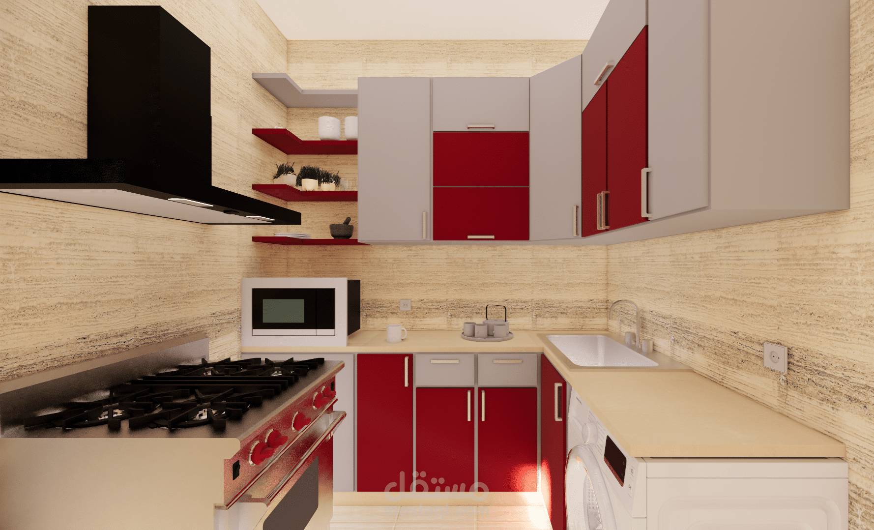 تصميم مطبخ صغير