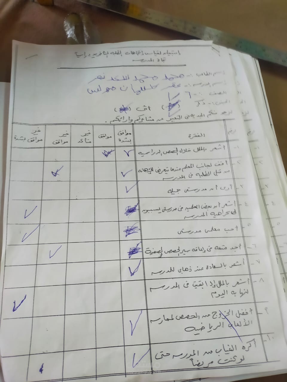 مقاييس نفسيه عن التأخر الدراسي