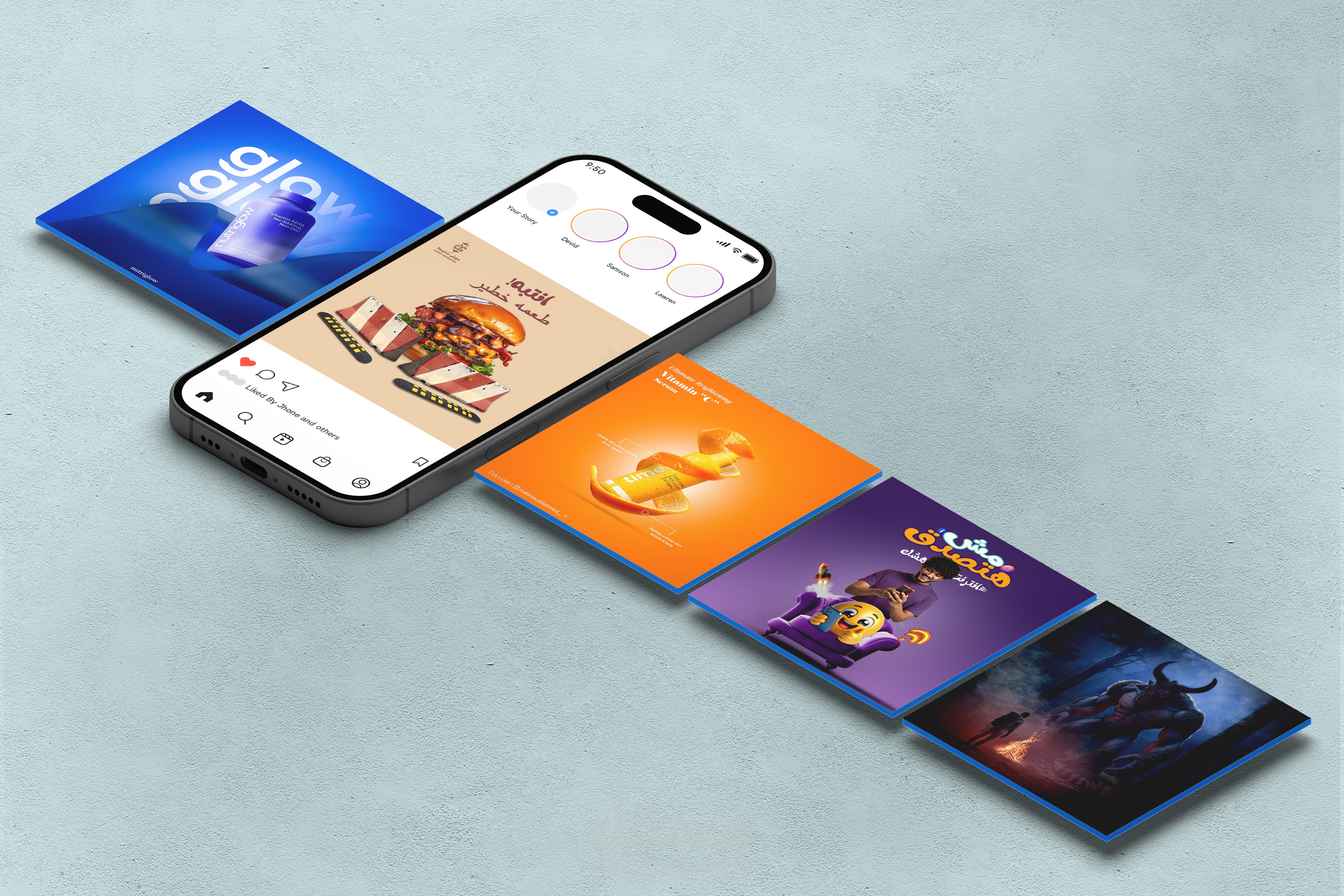 Some of my social media designs