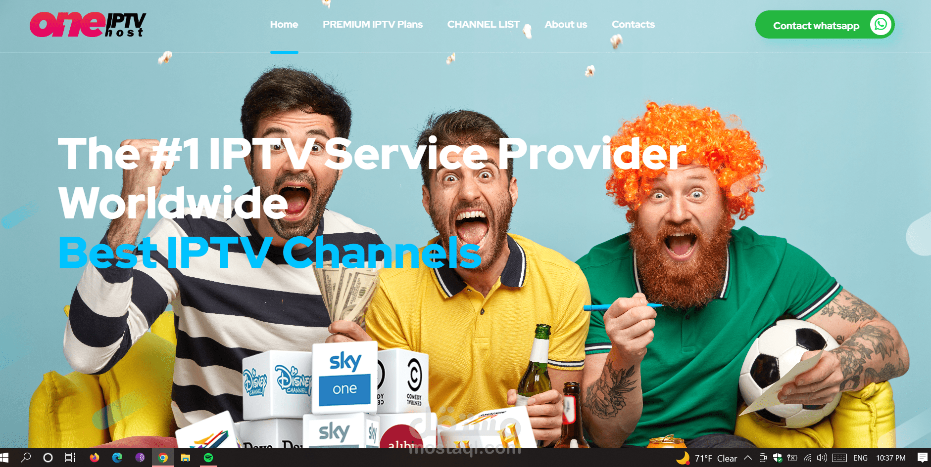 تصميم موقع لبيع iptv