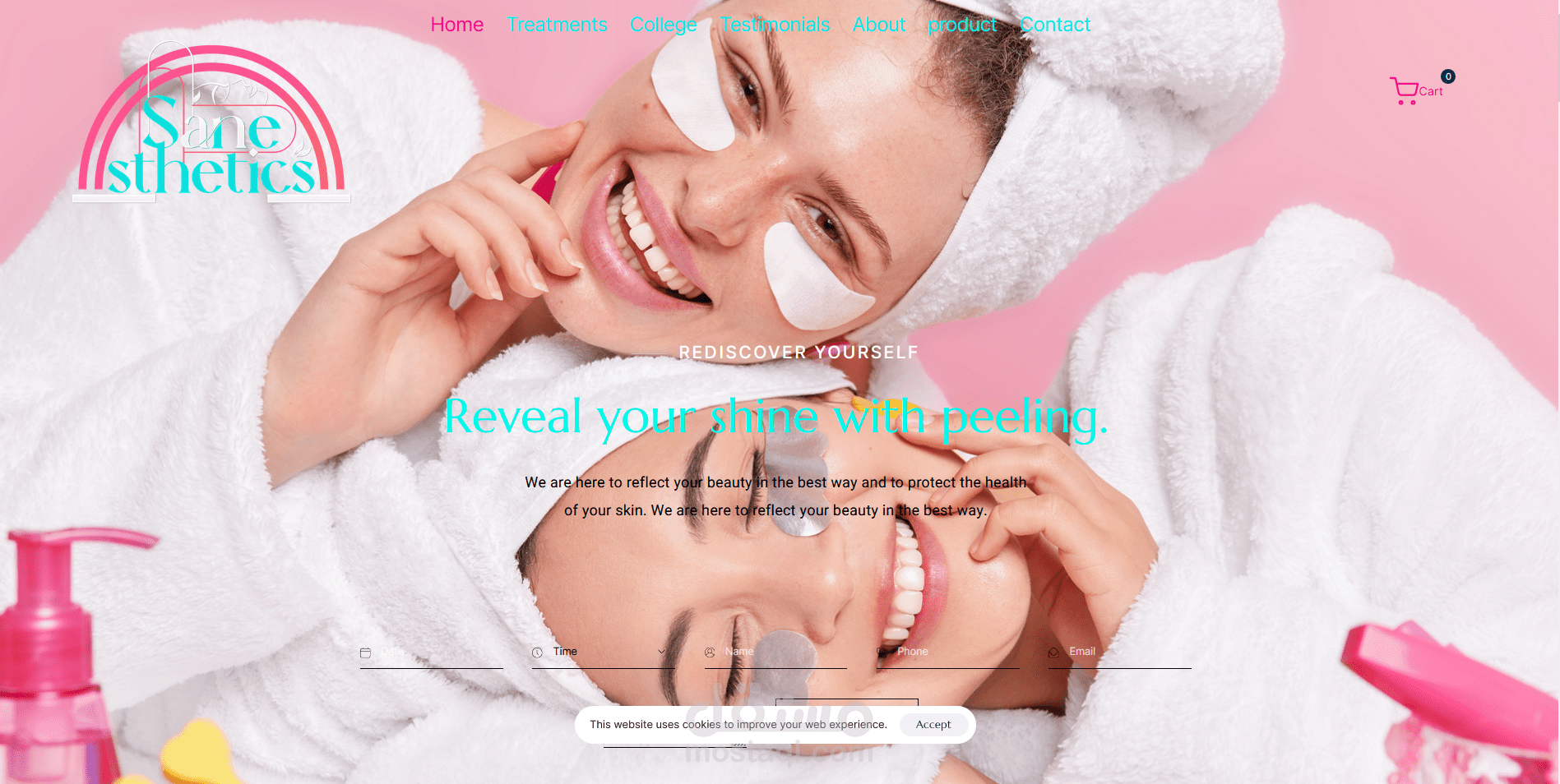 website beauty salon