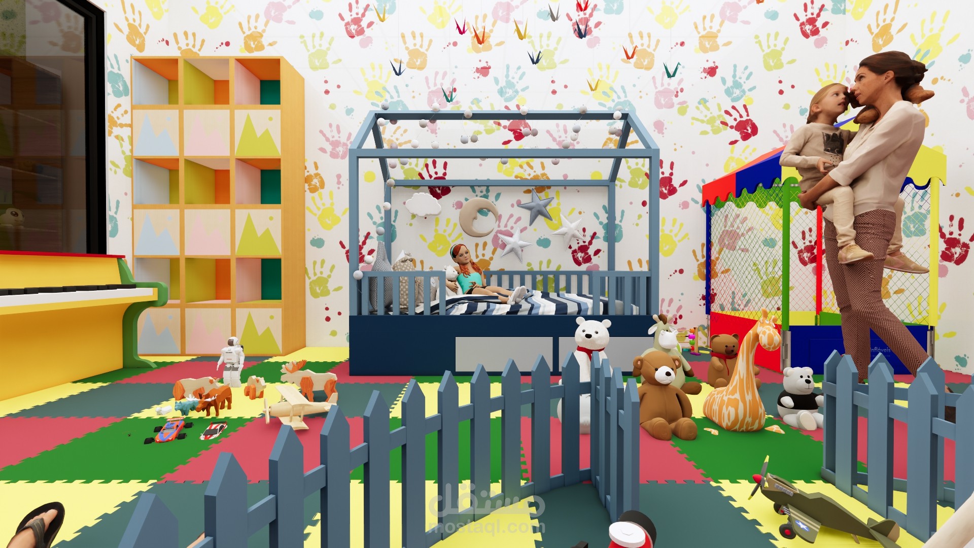 حضانه ملحقه بجيم بالسعودية