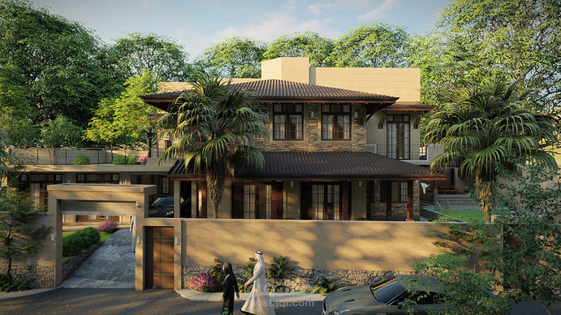 تصميم لفييلا بالمدينة المنورة