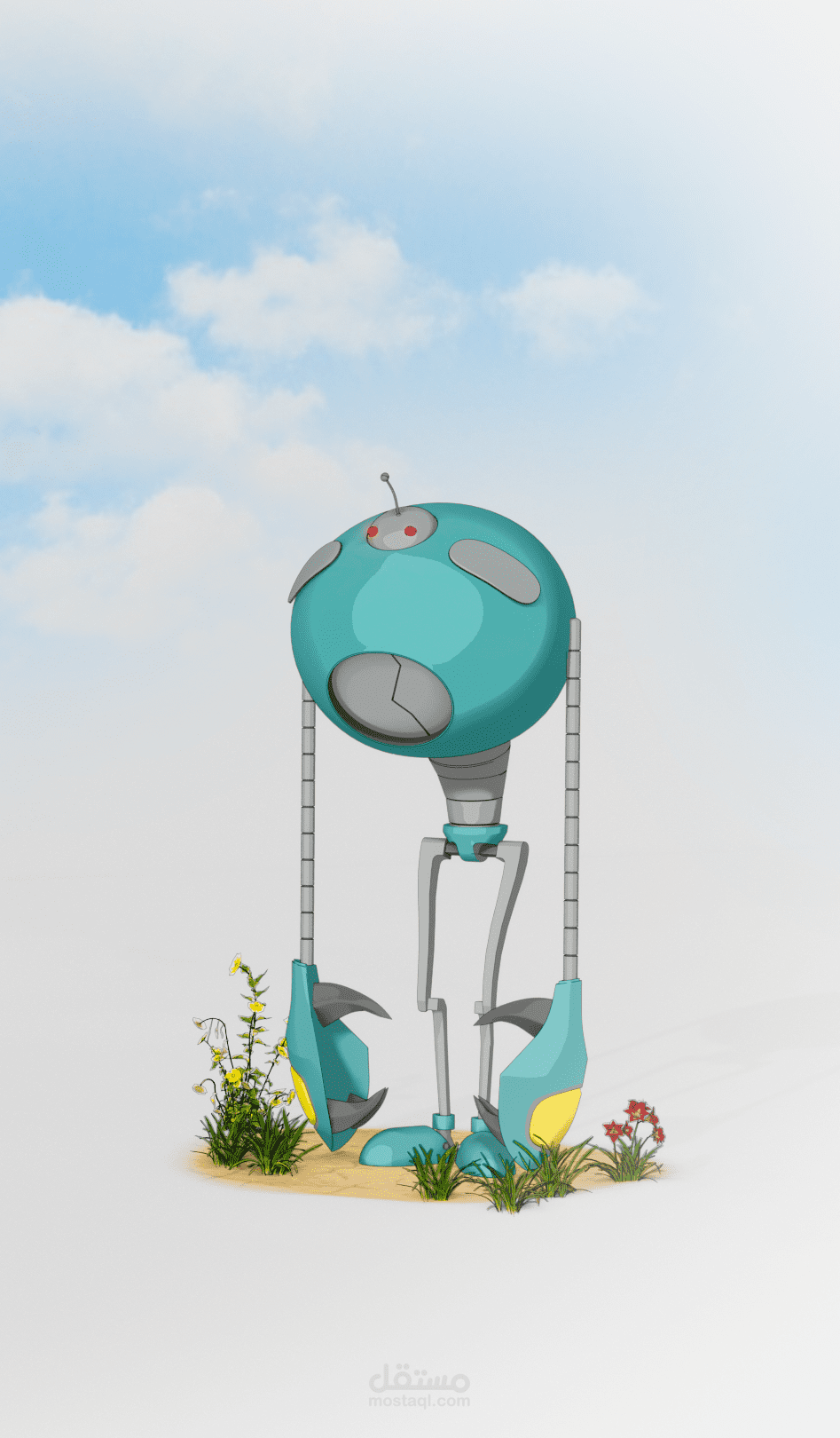 روبوت كارتوني