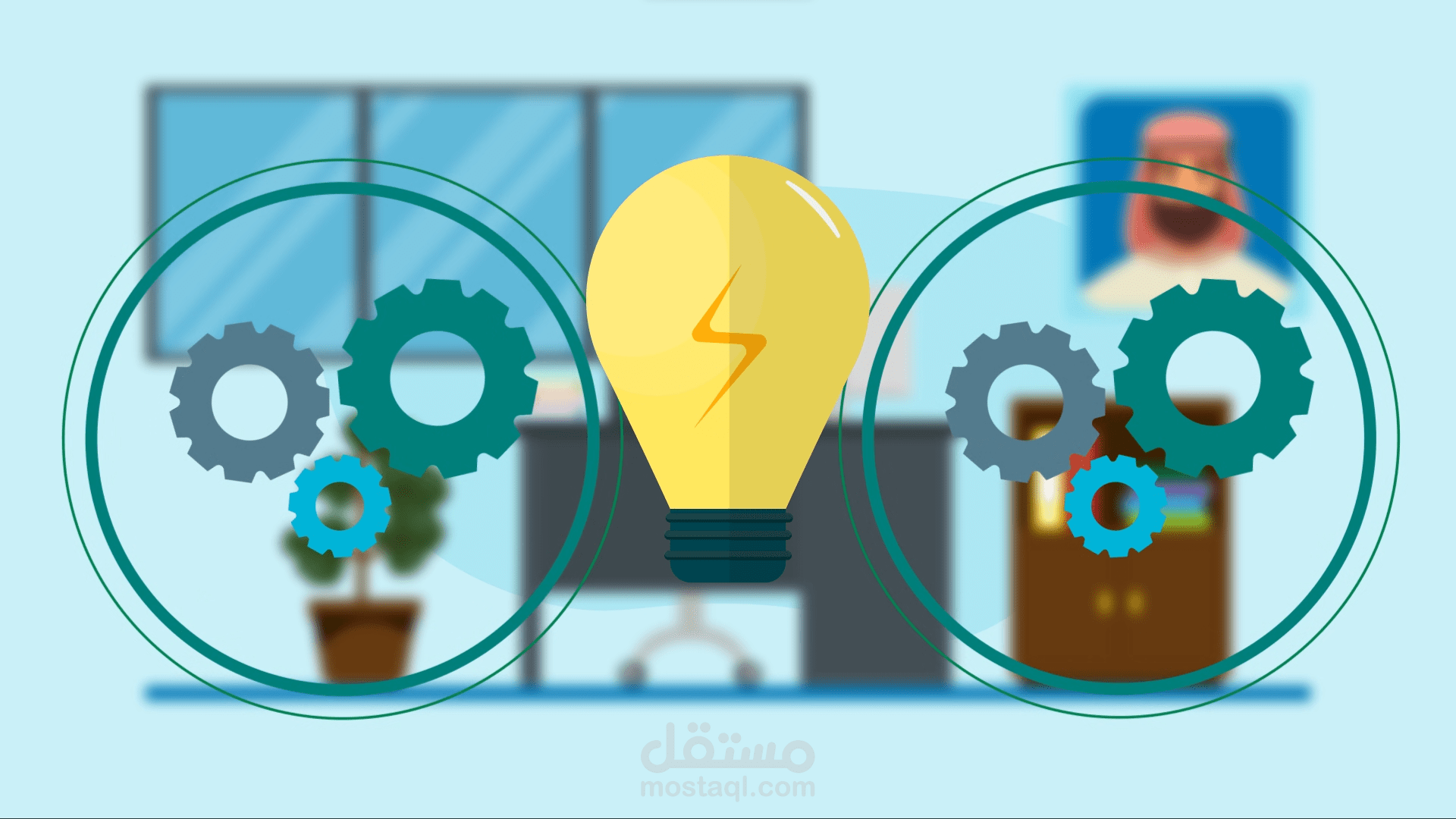 تحريك مقطع موشن جرافيك احترافي