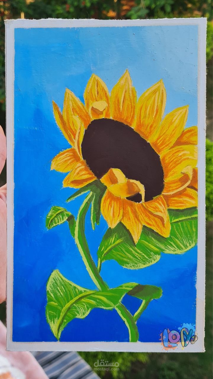 رسم لوحات بالزيت