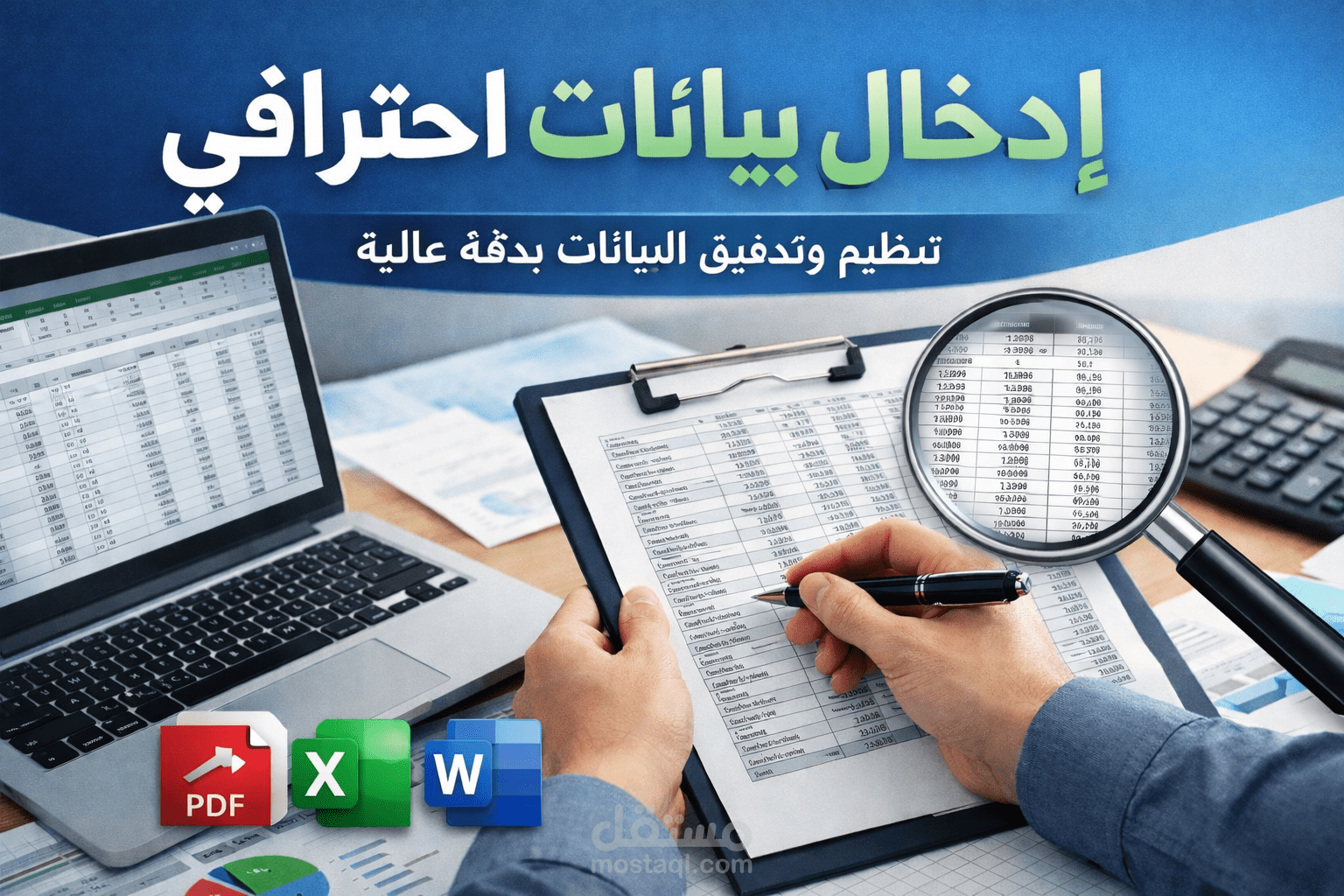 إدخال بيانات العملاء لشركة ABC