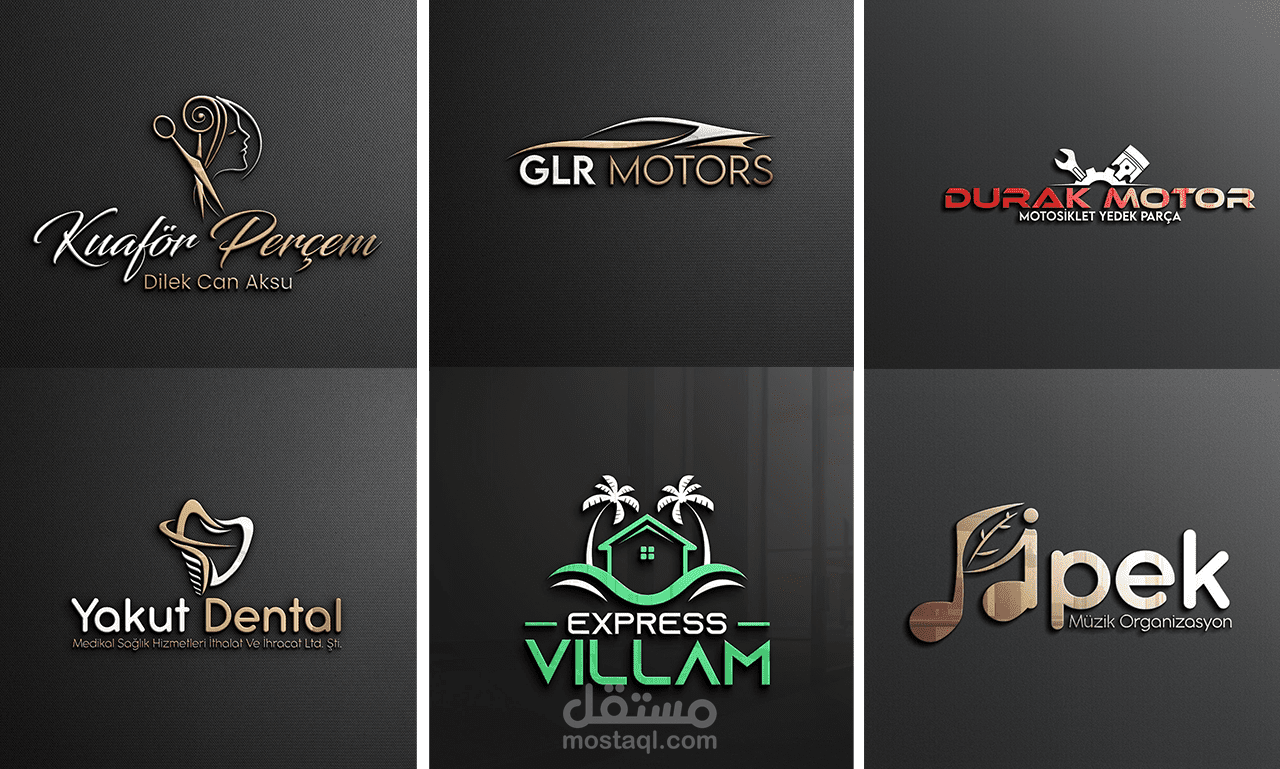 premium bespoke logo design for your company or business