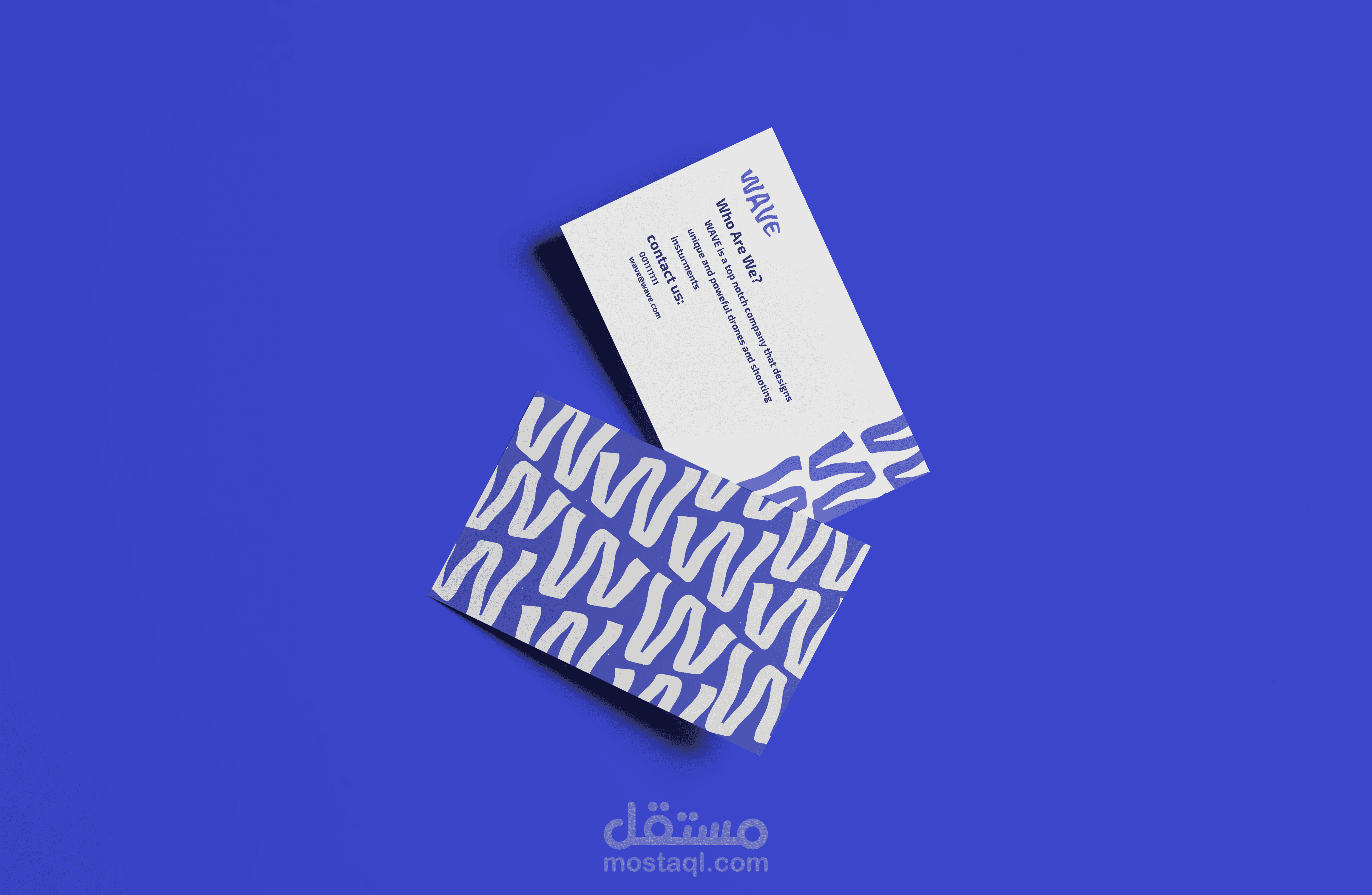 هوية بصرية لصالح شركة wave