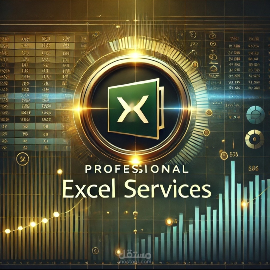 "إنجاز مهام Excel باحترافية ودقة متناهية – تقارير، تحليل، وتنظيم بيانات"