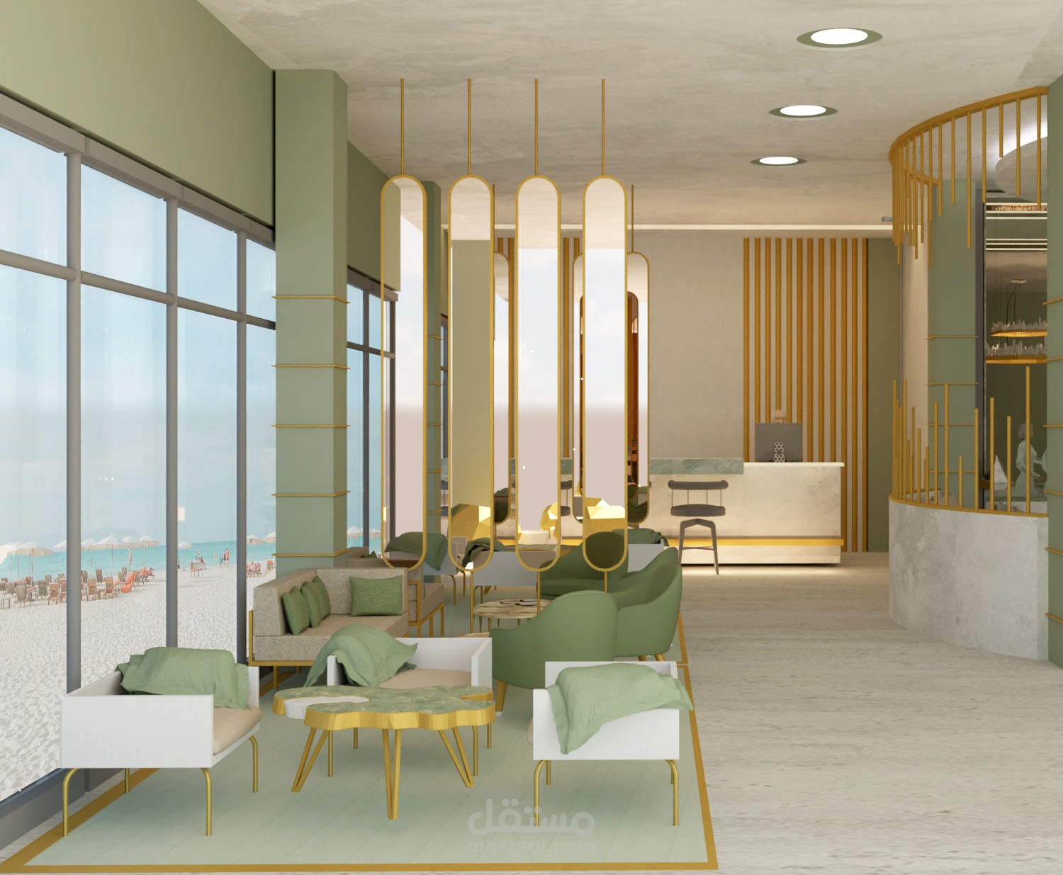 تصميم داخلي _ كافيه