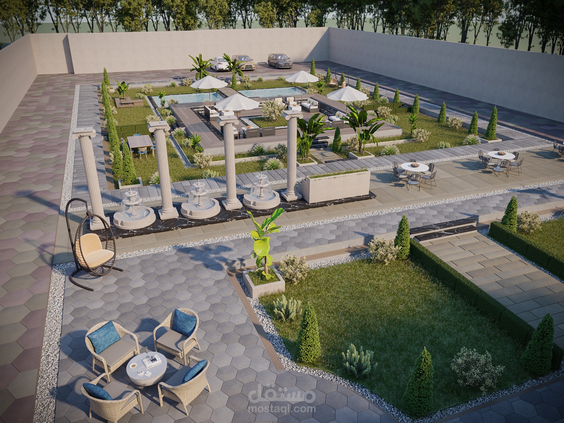 Villa Garden design