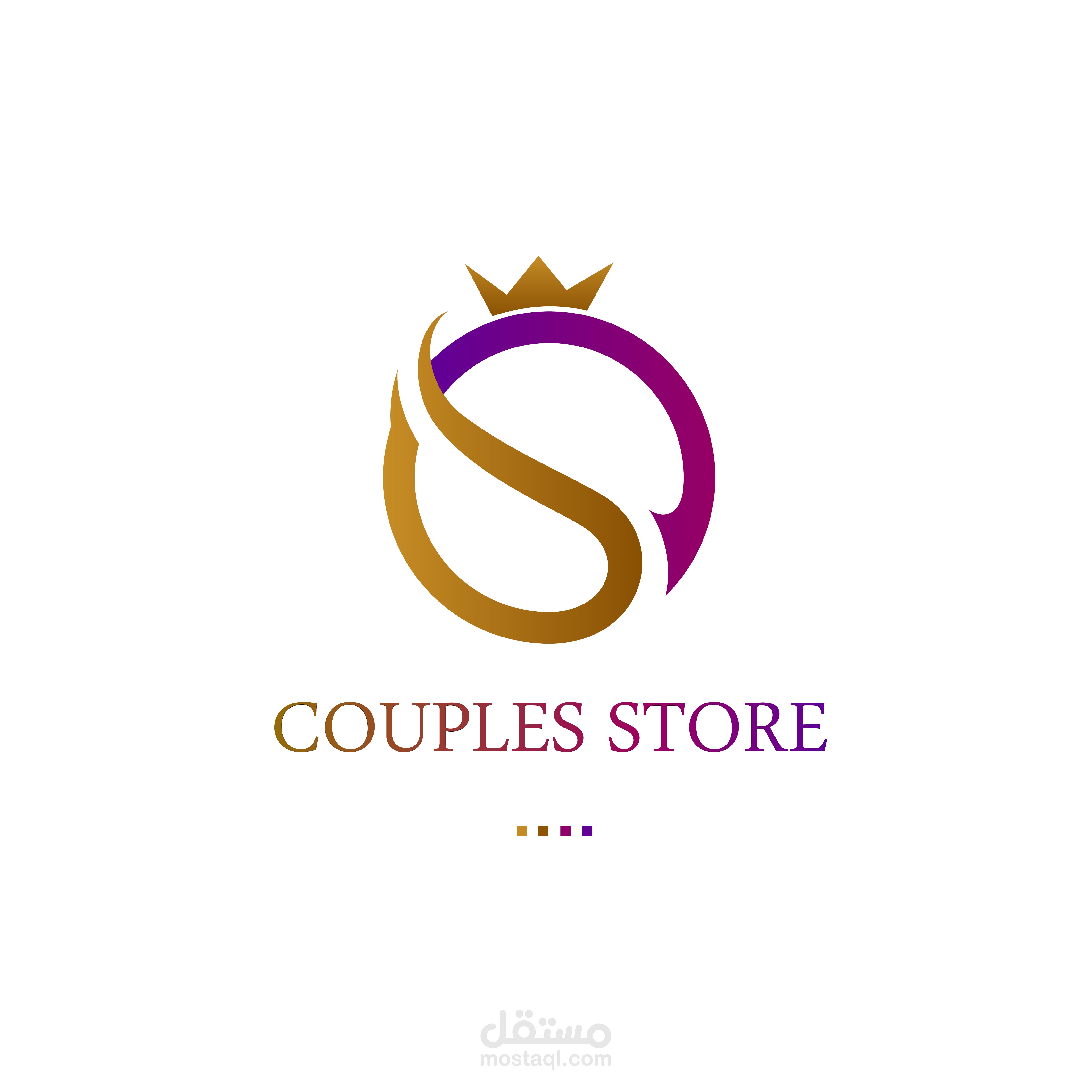 تصميم شعار متجر Couple Store