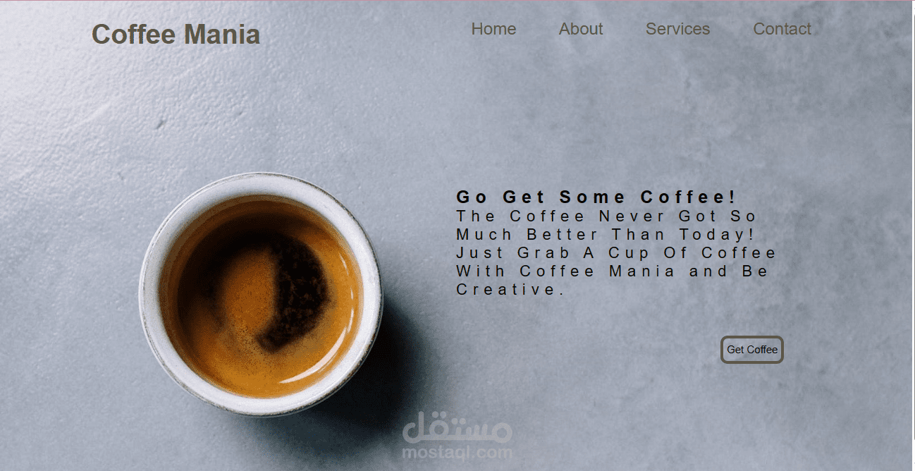 Project 3:Coffee Mania