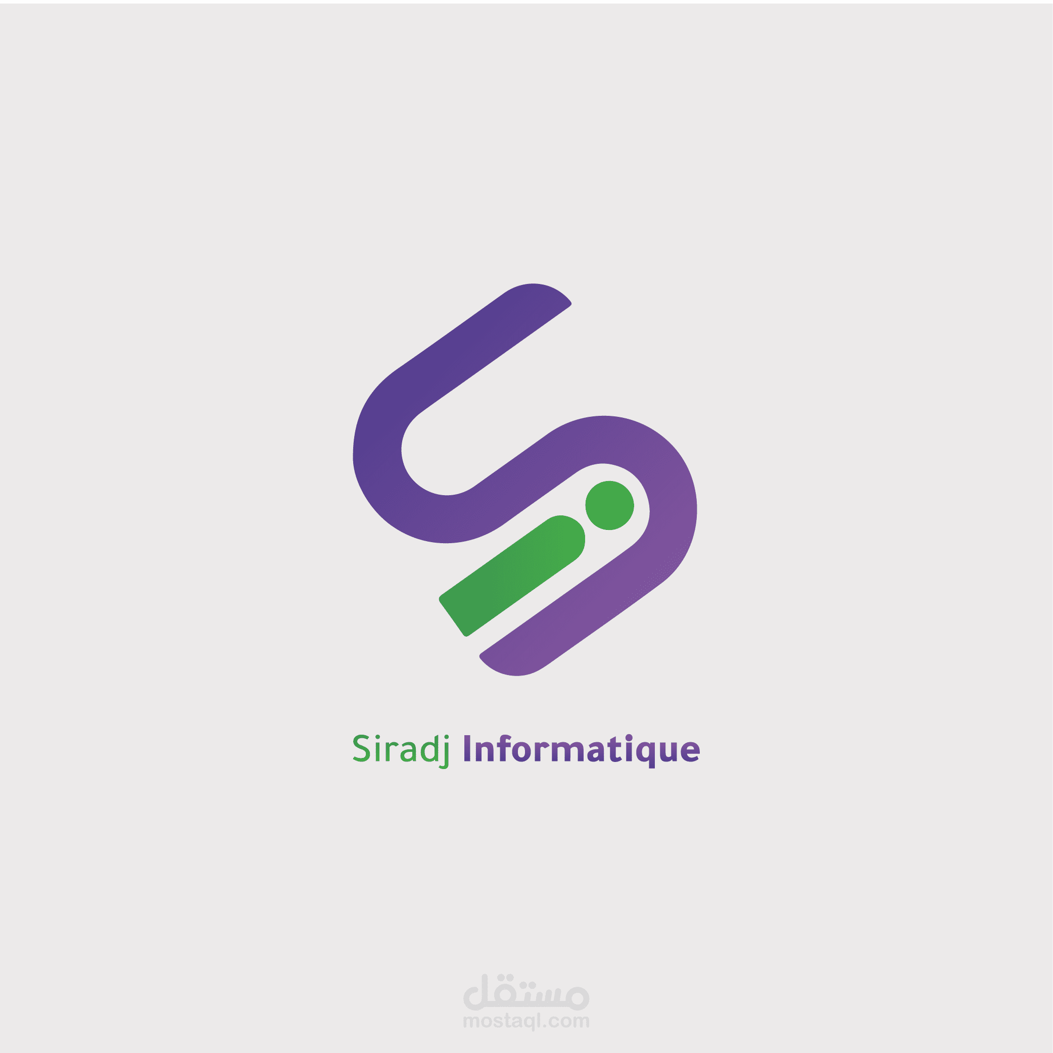 LOGO | S+i | SIRADJ INFORMATIQUE | VISUAL IDENTITY