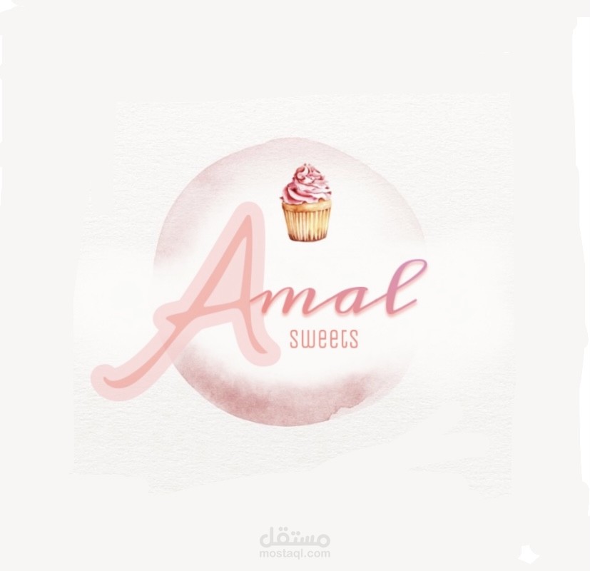 تصميم شعار لمتجر حلويات