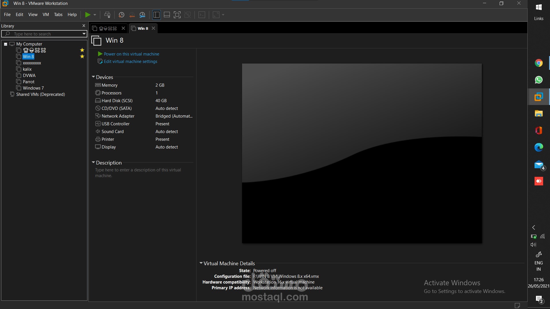 تطبيق ال _VMware Workstation _