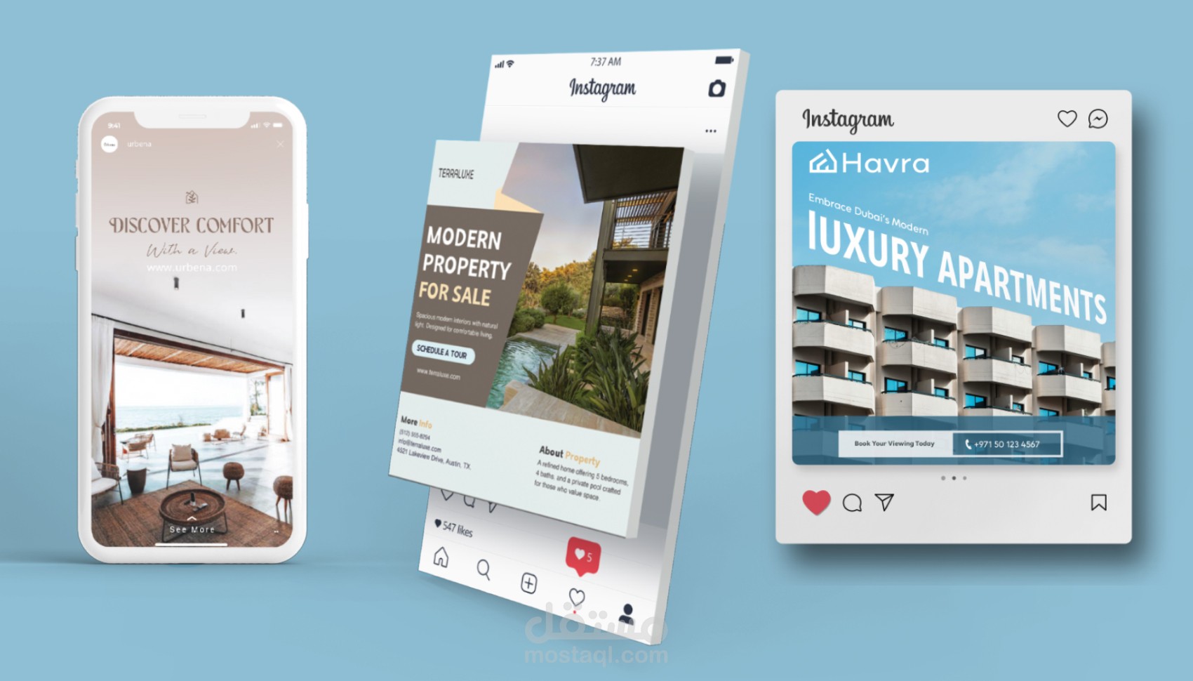 Real Estate Photo Retouch and Social Media Designs