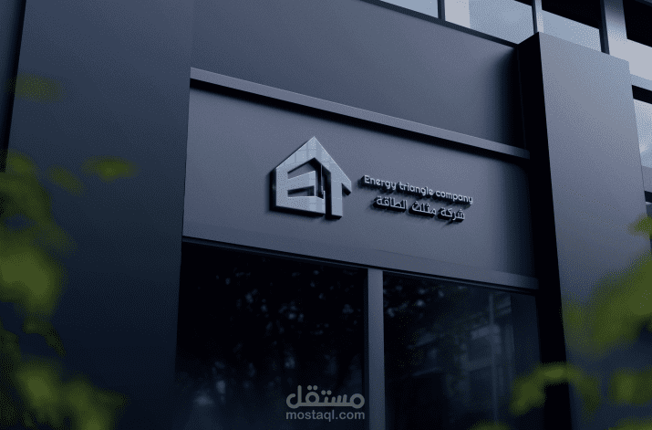 Energy triangle company identity identity