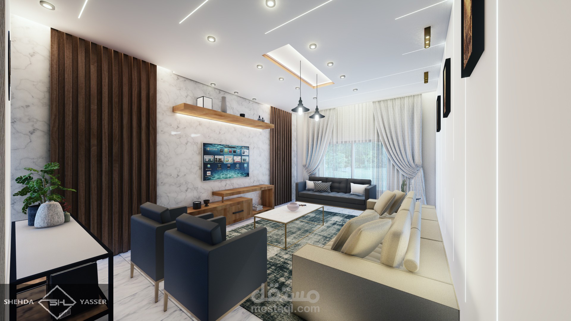 تصميم غرفة ضيوف