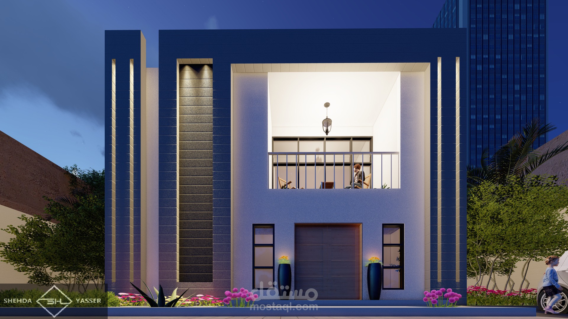 تصميم واجهة فيلا