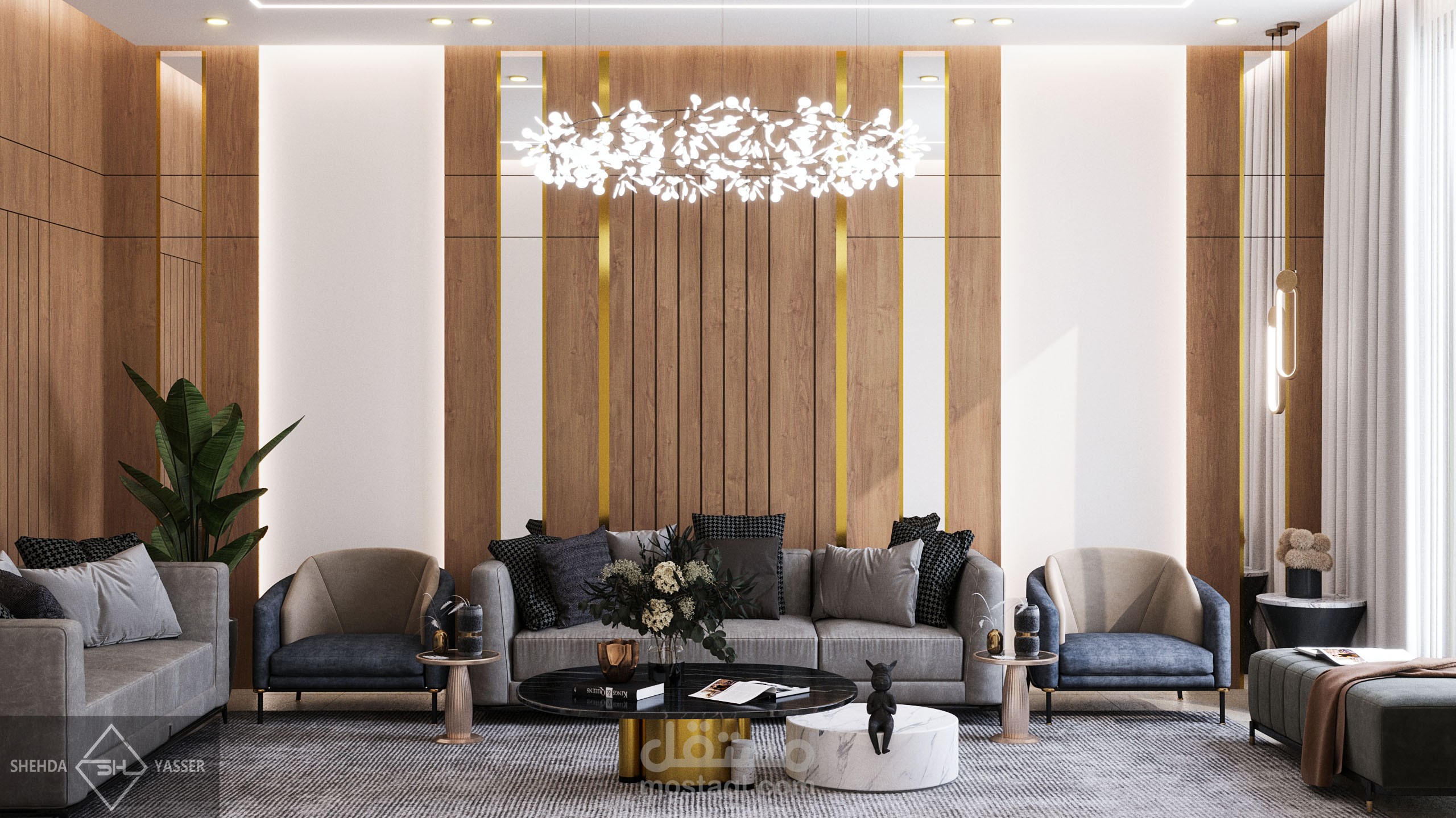 تصميم مجلس رجال مودرن في الممكلة - الرياض | مستقل