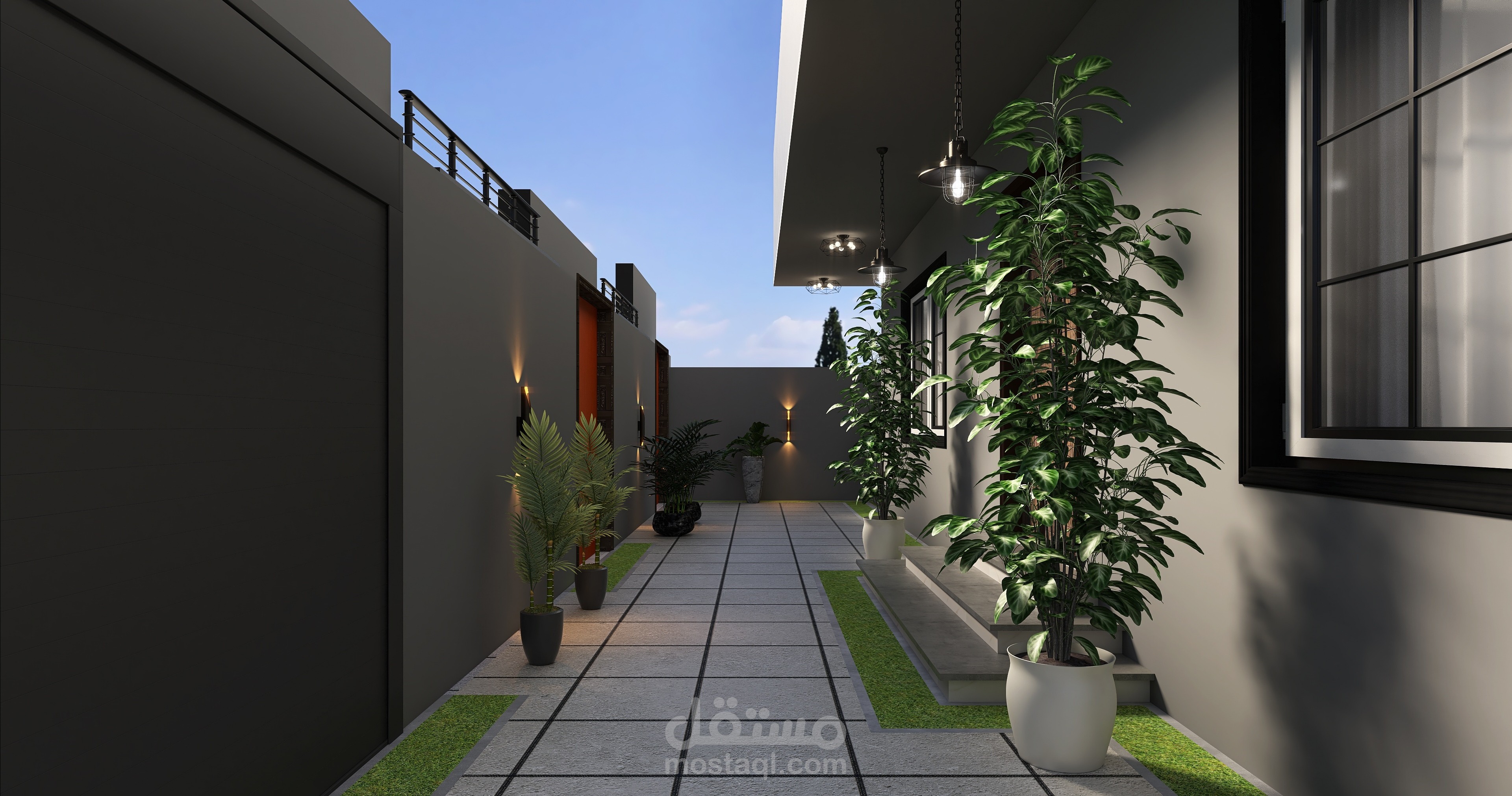 تصميم خارجي " حوش "