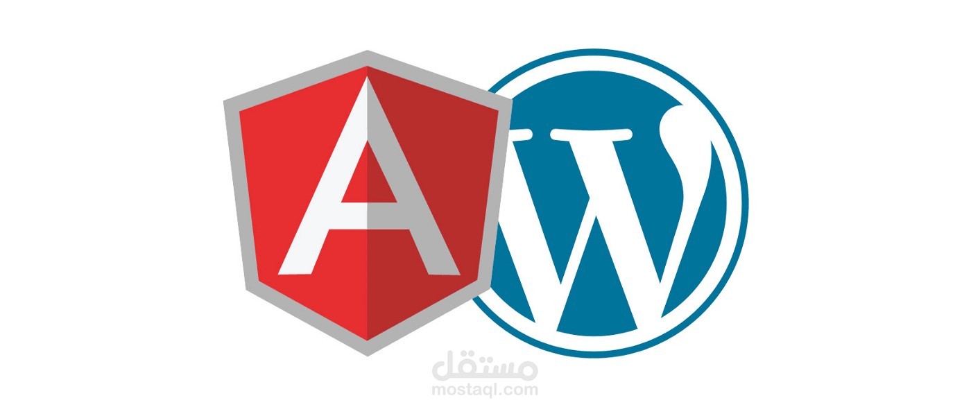 قالب WordPress مبني بواسطة مكتبة Angular Framework