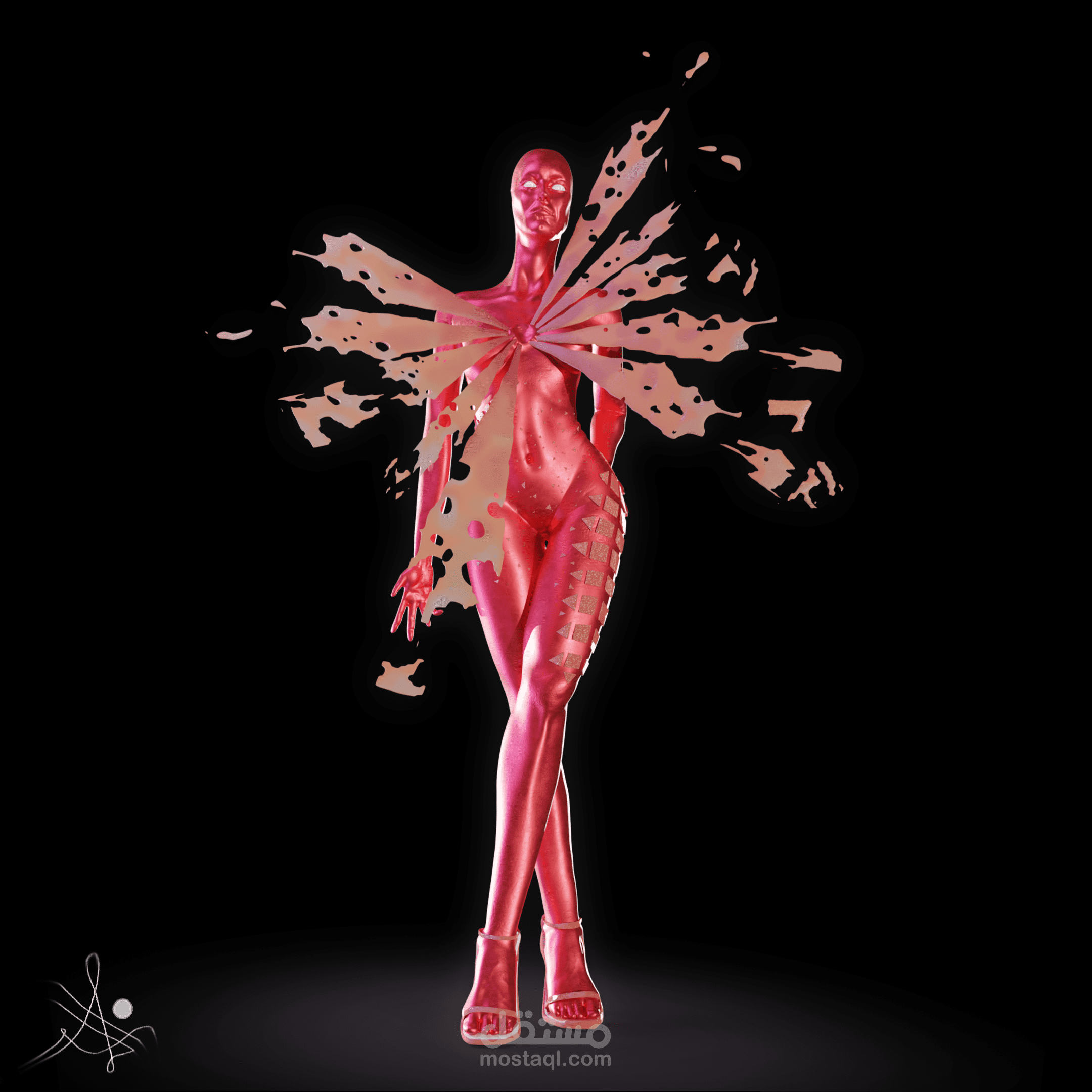 تحويل  sketch  لتصميم 3D