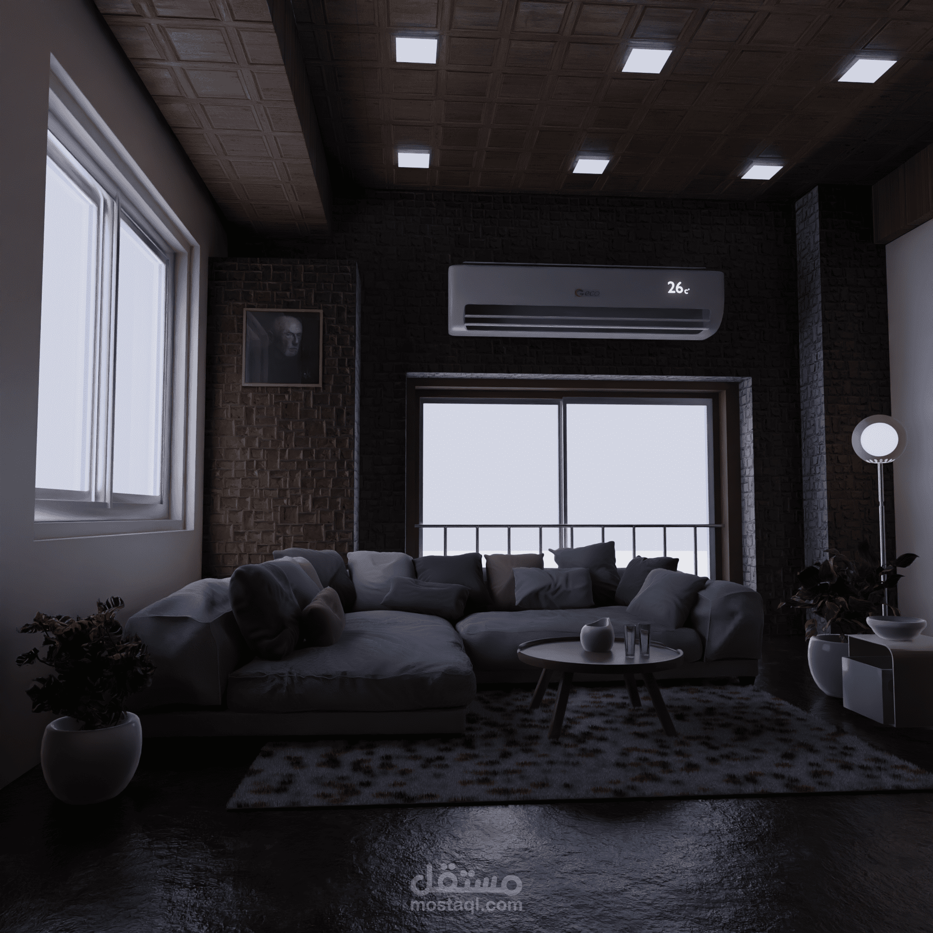 تصميم ديكور ثلاثي الابعاد