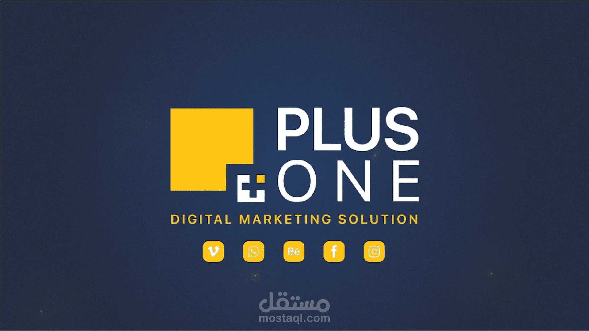 تحريك شعارات  شركة بلس ون