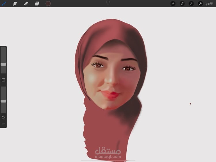 رسم شخصية واقعية