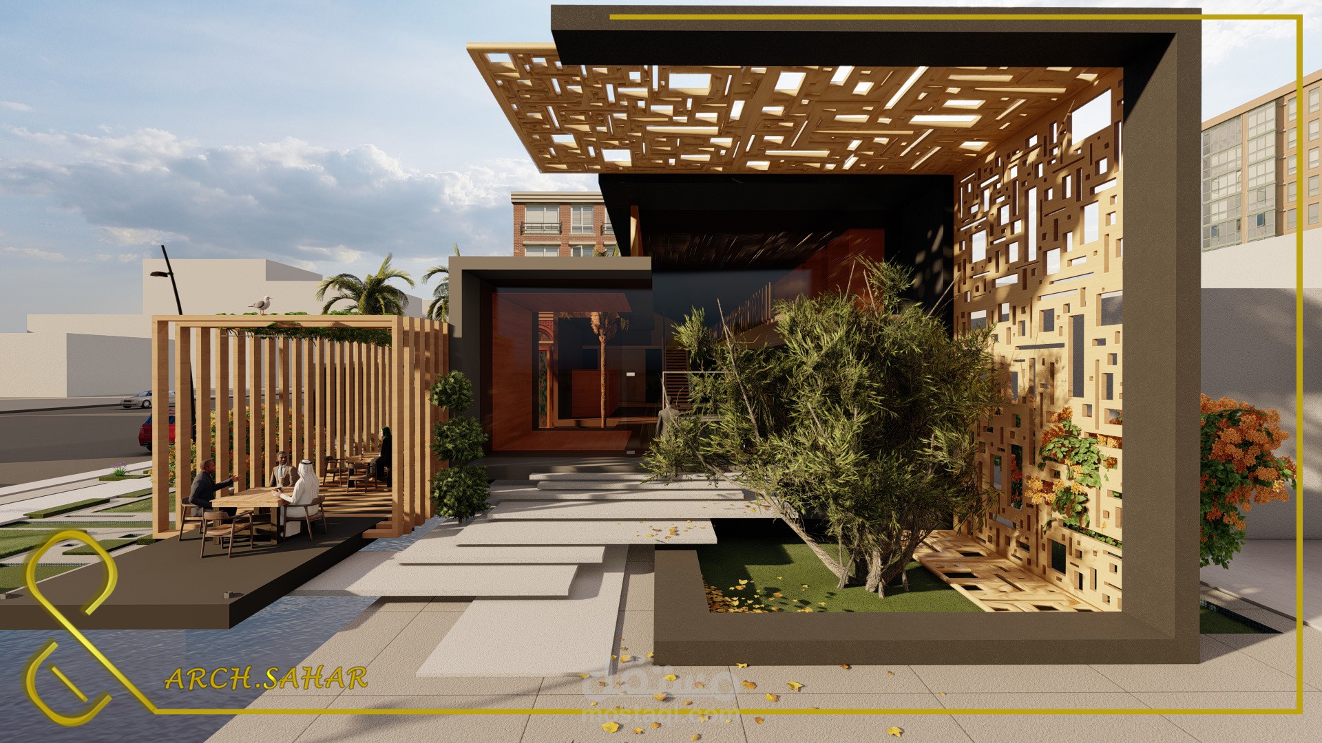 تصميم مطعم حديث