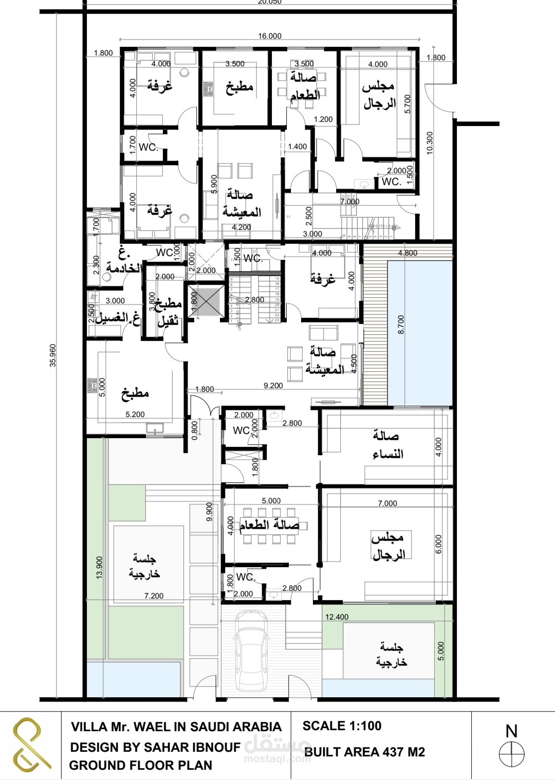 تصميم مخطاات فيلا في السعودية (الكود الجديد)