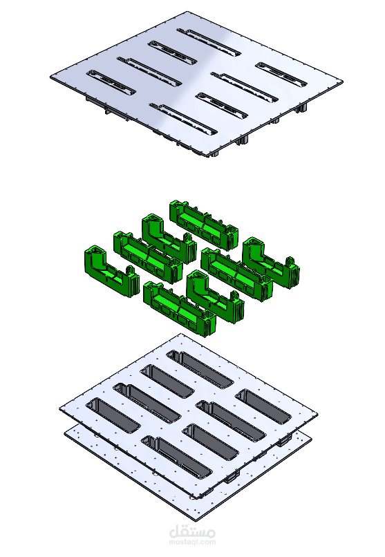 Tv foam packaging mold design