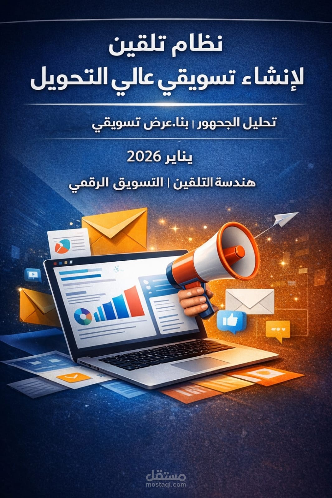 تصميم نظام تلقين احترافي لإنشاء محتوى تسويقي عالي التحويل