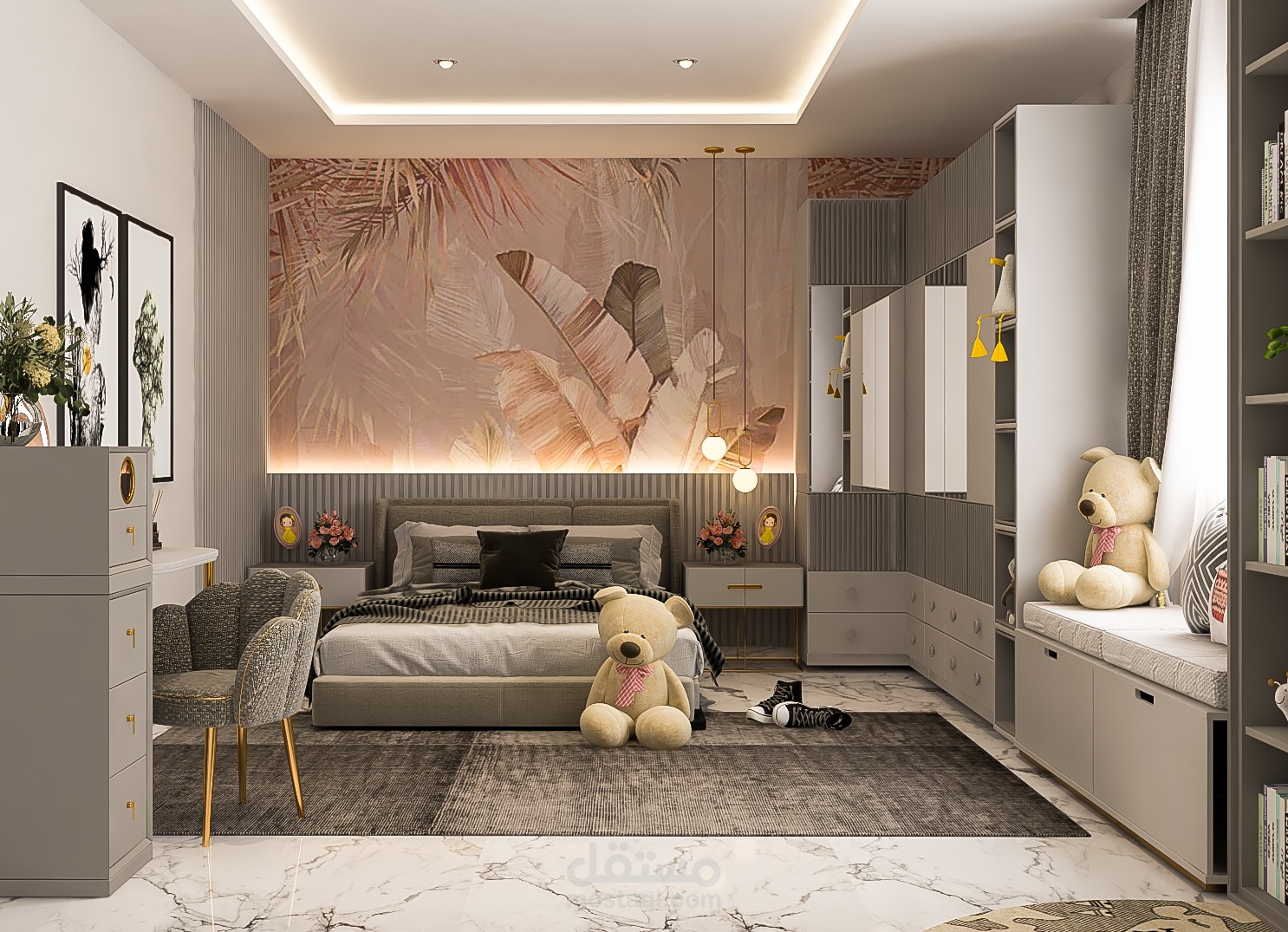 غرفة نوم بنت